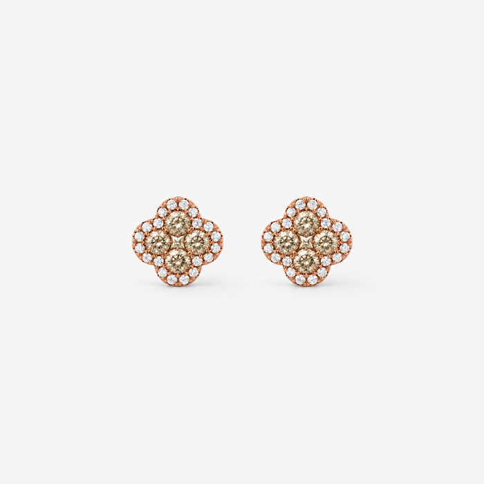 "Legacy of Elegance" Ohrstecker Grande – beige Diamanten