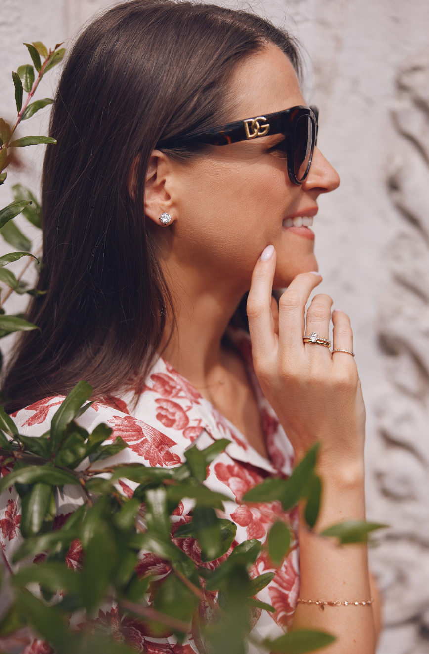 PROMISE OVAL Pavé Verlobungsring