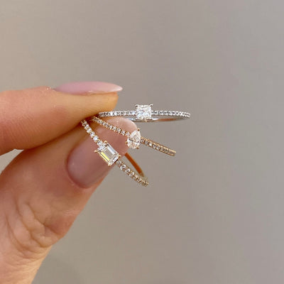 Petite Princess Pavé Ring (Ausstellungsstück)