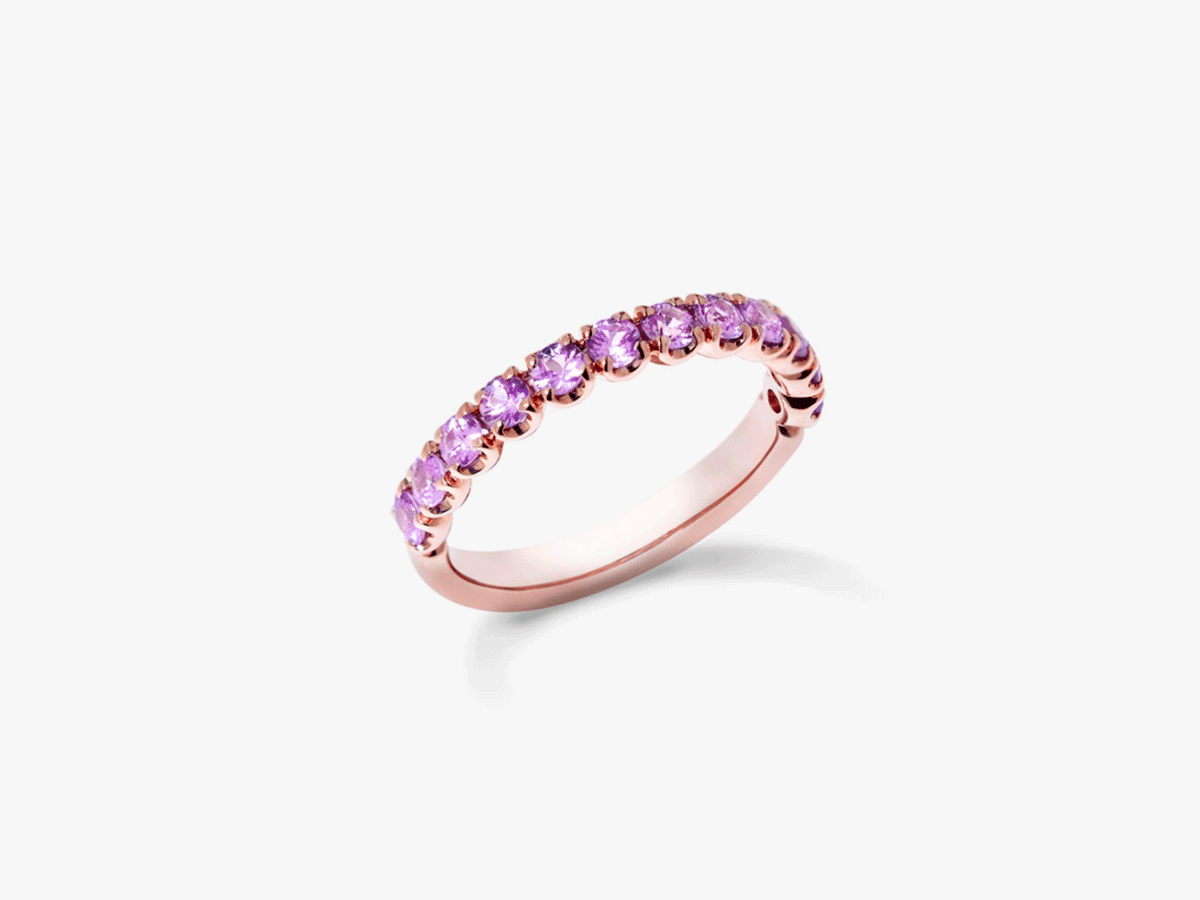 GRACE Saphir Eternity Ring - Purple