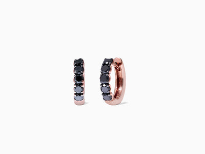 GRACE Kreolen - Black Diamonds