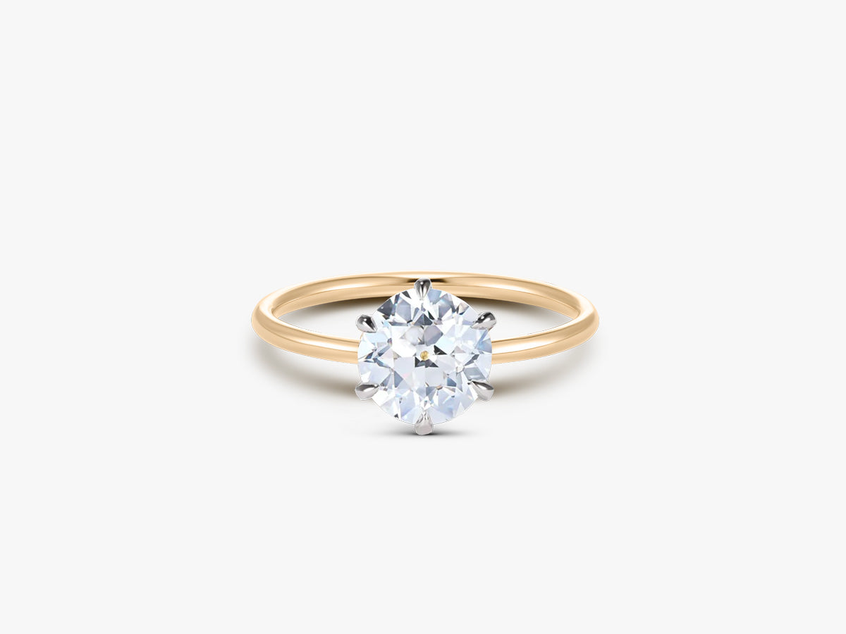 1.82ct Old European Cut Engagement Ring