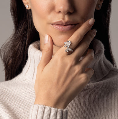 Cluster Elegance Diamant Ring