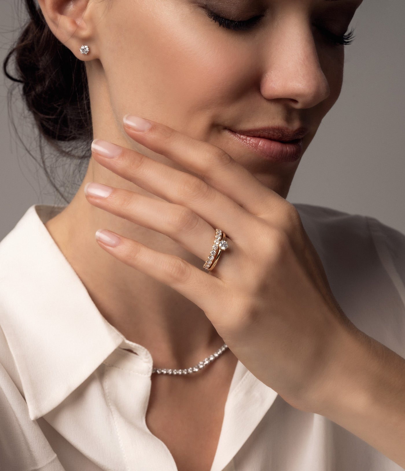 PROMISE Solitaire Bague de fiançailles