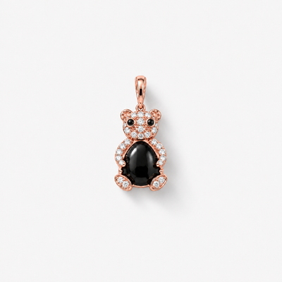 Teddy Bär Diamant Anhänger – teddy rosegold airy