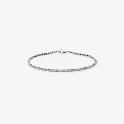 CARRIE Diamant Tennisarmband in Weissgold
