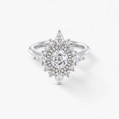 Old Mine Diamant Ring – Packshot