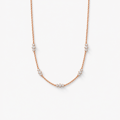 GALAXY Diamant Halskette – Schmuckdetail