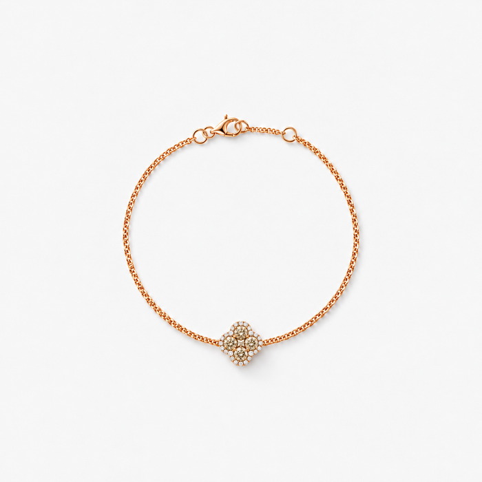 "Legacy of Elegance" Armkette Classic – beige Diamanten