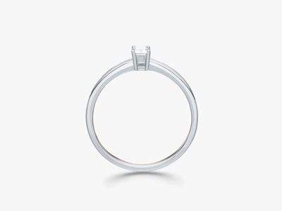 TINY BAGUETTE Verlobungsring